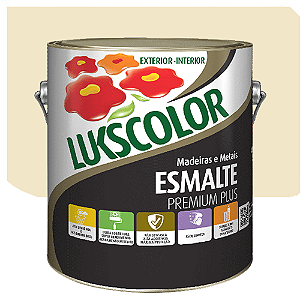 Tinta Esmalte Lukscolor Luks Brilhante Marfim 3,6 Litros