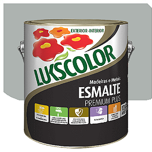 Tinta Esmalte Lukscolor Luks Brilhante Platina 3,6 Litros