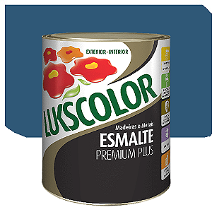 Tinta Esmalte Lukscolor Luks Brilhante Azul França 0,9 Litros