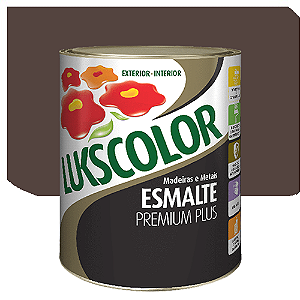 Tinta Esmalte Lukscolor Luks Brilhante Marrom Claro 0,9 Litros