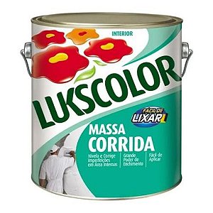 Massa Corrida Lukscolor Interior 3,6 Litros