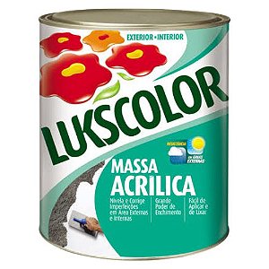 Massa Acrílica Lukscolor Interior/Exterior 1,4 Kg