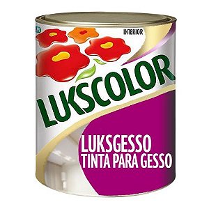 Tinta Acrílica Lukscolor LuksGesso Fosco Branco 3,6 Litros