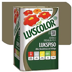 Tinta Lukscolor LuksPiso Fosco Concreto 18 Litros