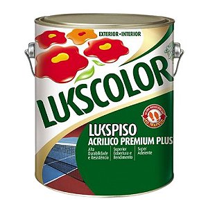 Tinta Lukscolor LuksPiso Fosco Branco 3,6 Litros