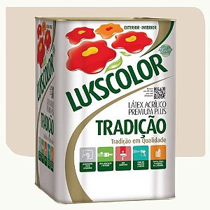 Tinta Látex Acrílico Lukscolor Tradição Fosco Areia 18 Litros