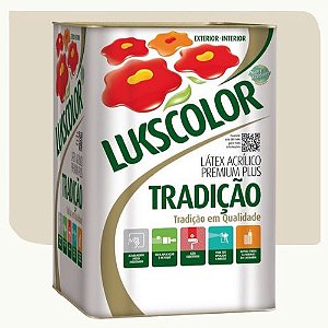 Tinta Látex Acrílico Lukscolor Tradição Fosco Palha 18 Litros