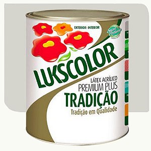 Tinta Látex Acrílico Lukscolor Tradição Fosco Gelo 3,6 Litros