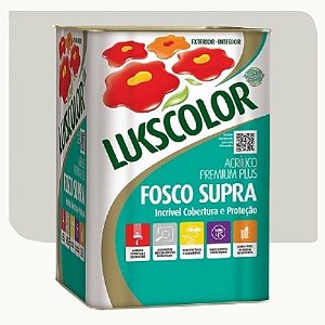 Tinta Acrílica Lukscolor  Supra Fosco Gelo 18 Litros