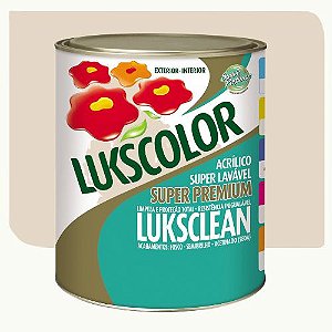 Tinta Acrílica Lukscolor Luksclean Fosco Areia 3,6  Litros