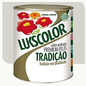 Tinta Latex Lukscolor Tradição Fosco Gelo 0,9 Litros