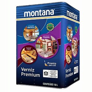 Verniz Montana Marítimo Acetinado Natural 18 Litros