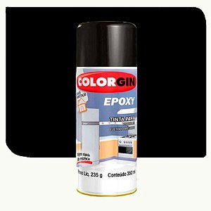 Spray Colorgin Epoxi Preto 350ml