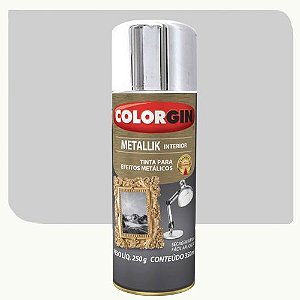 Spray Colorgin Metallik Cromado 350ml