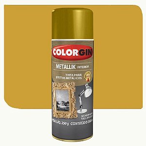 Spray Colorgin Metallik Ouro 350ml