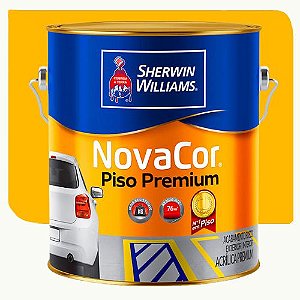 Tinta Piso Sherwim Williams Novacor Fosco Amarelo 3,6 Litros