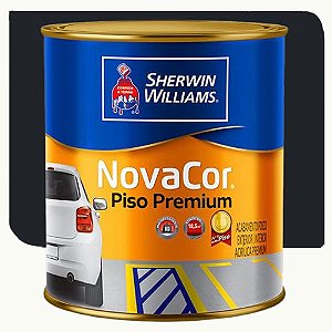 Tinta Piso Sherwim Williams Novacor Fosco Cinza 0.9 Litros