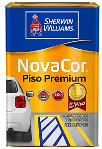 Tinta Piso Sherwim Williams Novacor Fosco Azul 18 Litros