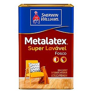 Tinta Acrílica Sherwim Williams Metalatex Fosco Branco 18 Litros