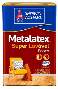 Tinta Acrílica Sherwim Williams Metalatex Fosco Branco 18 Litros