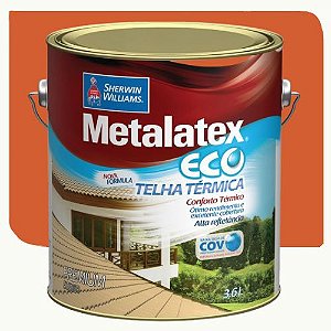 Tinta Metalatex Eco Telha  Cerâmica Telha 3,6 Litros