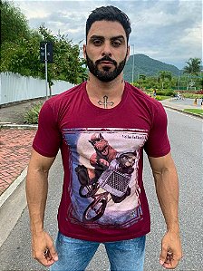 Camisa Alf e ET - Vinho