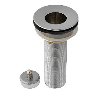 Válvula lavatório Metal sem Ladrão Longa