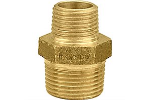 Niple de Redução Metal Amarelo