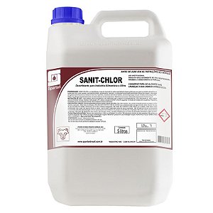 Sanit-Chlor Desinfetante Para Industrias Alimentícias 5 Litros Spartan