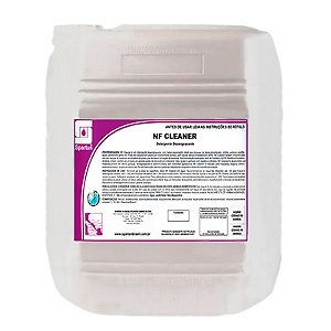 NF Cleaner 20 Litros Detergente Desengraxante Neutro - Spartan