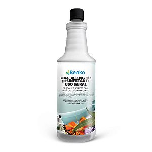 Mirax Desinfetante Concentrado 20/50 Eucalypto Citrus Com Dosador 1 Litro Renko