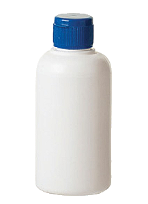 Frasco 250ml Cilíndrico Liso c/ Tampa Flip-Top 28mm