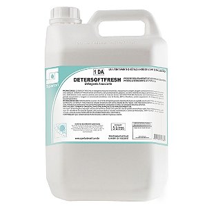 Kit Com 2 Detersoftfresh 5 Litros Detergente Amaciante Concentrado Spartan