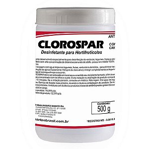 Kit Com 6 Clorospar 500 Grs Desinfetante Para Hortifrutícolas - Spartan