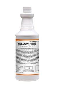 Kit Com 6 Yellow Pine 1 Litro Detergente Desengraxante Spartan
