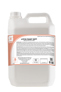 Lite’n Foamy Soft  5 Litros Sabonete Espuma Com Aloe Vera E Vitamina E - Spartan