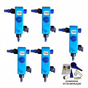 Kit 5 Unidades Diluidor De Químicos Tron Totalmix