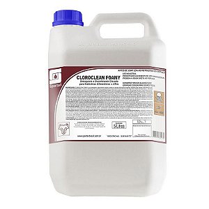 Cloroclean Foamy 5 Litros Detergente E Desinfetante - Spartan