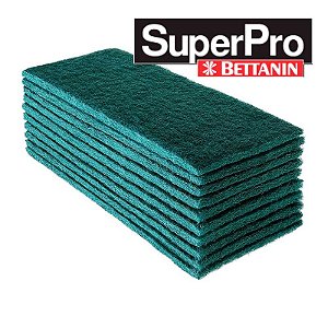 Fibra Verde De Limpeza Geral Slim Com 10 Unidades SuperPro Bettanin
