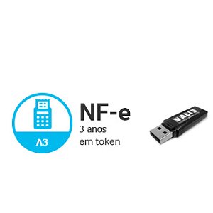 NFE|NFCE A3 DE 3 ANOS EM  TOKEN