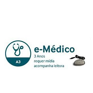 E-MÉDICO A3 DE 3 ANOS + LEITORA