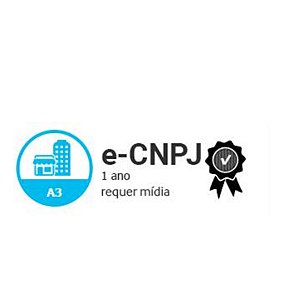 E-CNPJ A3 DE 1 ANO