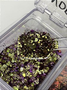 Andrina glitter flocado coleção sereia
