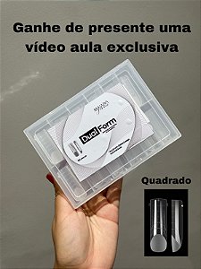 Molde F1 Quadrado Extra Largo 120 unidades  + GANHE UMA AULA GRÁTIS