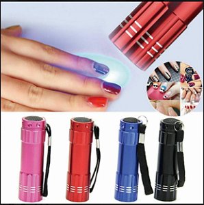 cabine lanterna uv/led funciona a pilha