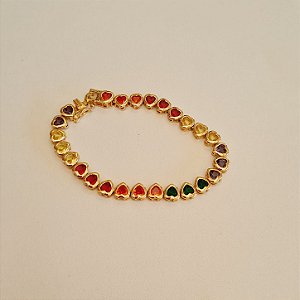 Pulseira Corações
