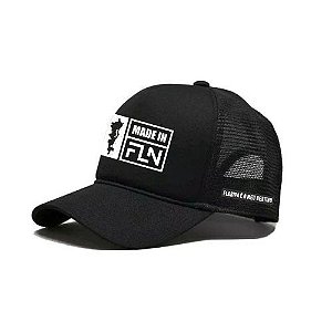 Boné FLN Trucker Preto Made in FLN