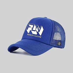 Boné FLN Trucker Azul Royal Beach Culture