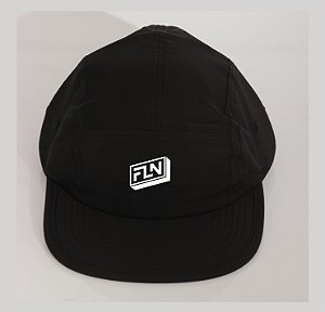 Boné Five Panel Logo FLN 2 Preto