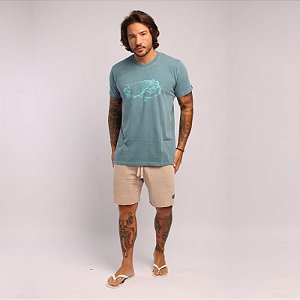 Camiseta Tatuíra Azul Oceano